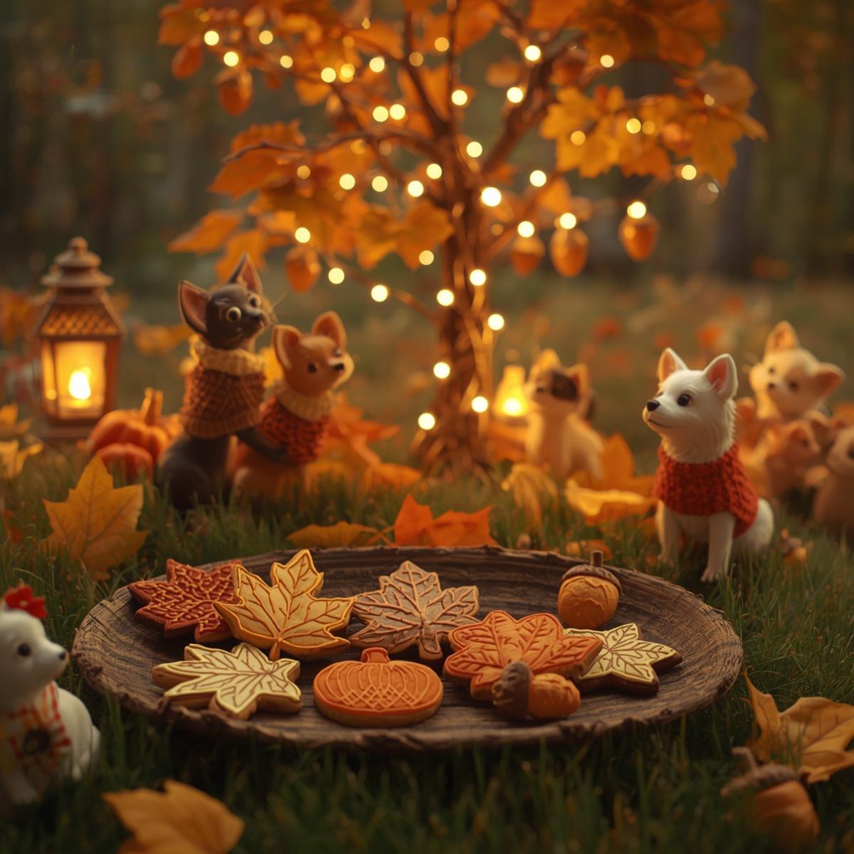 Thanksgiving Dog Cookies