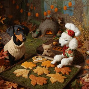 Woodland Dog Cookies