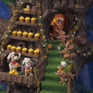 Woodland Pupcakes with Golden Turmeric Icing